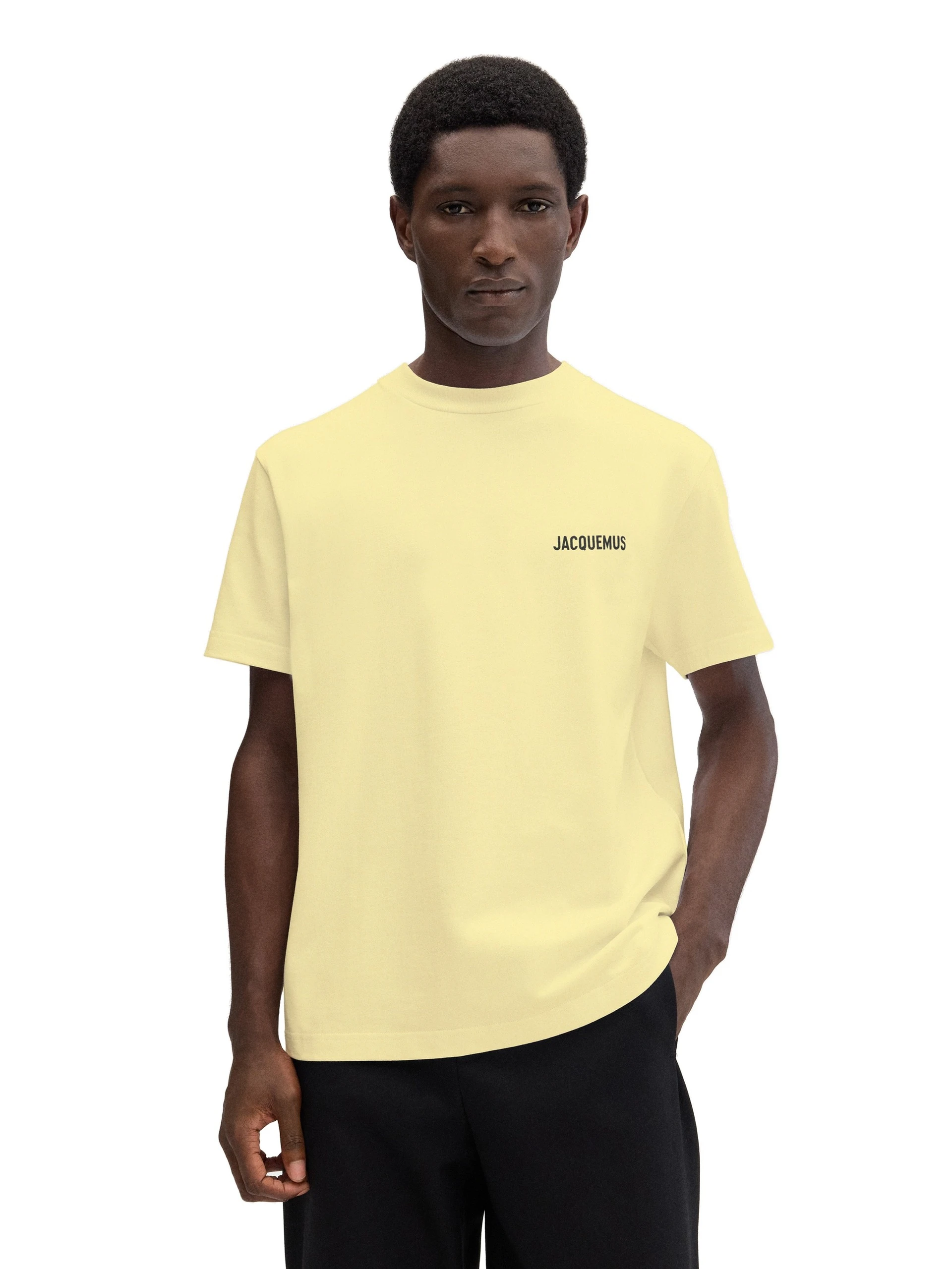 Jacquemus-The-Saint-Tropez-Place-Des-Lices-Address-T-Shirt-in-Saint-Tropez-Yellow-coveti-white Jacquemus Saint Tropez Place Des Lices Address T-Shirt top