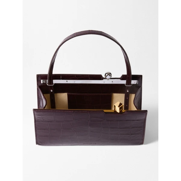 calf leather shoulder bag