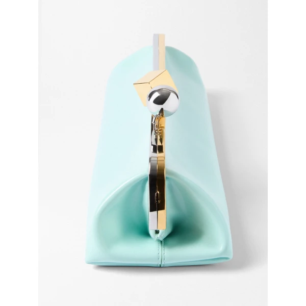 aqua Jacquemus clutch