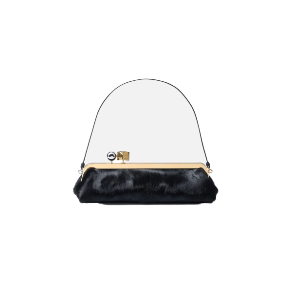 The Salon Clutch in Black