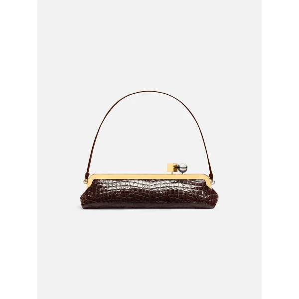 brown clutch