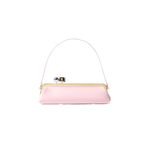 The Salon Clutch in Light Pink