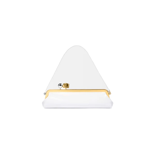 The Salon Clutch in White