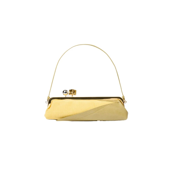 The Salon Mais Clutch in Yellow and Corn
