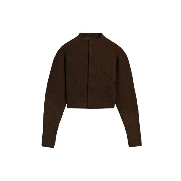 The Scala Cardigan in Dark Brown