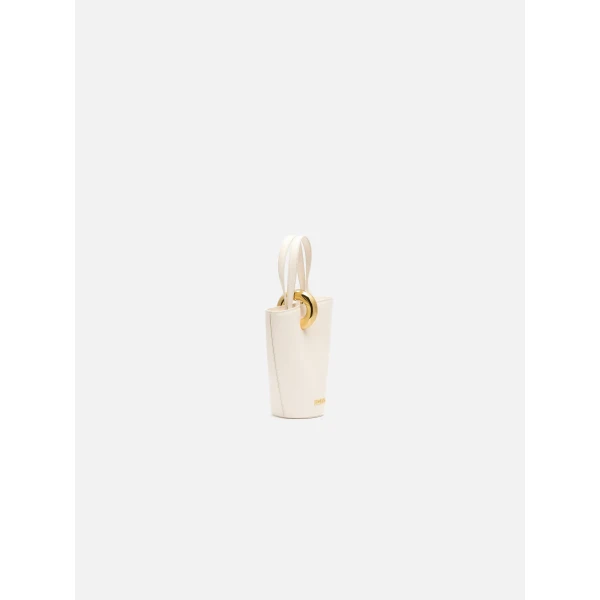 light ivory Jacquemus bucket bag