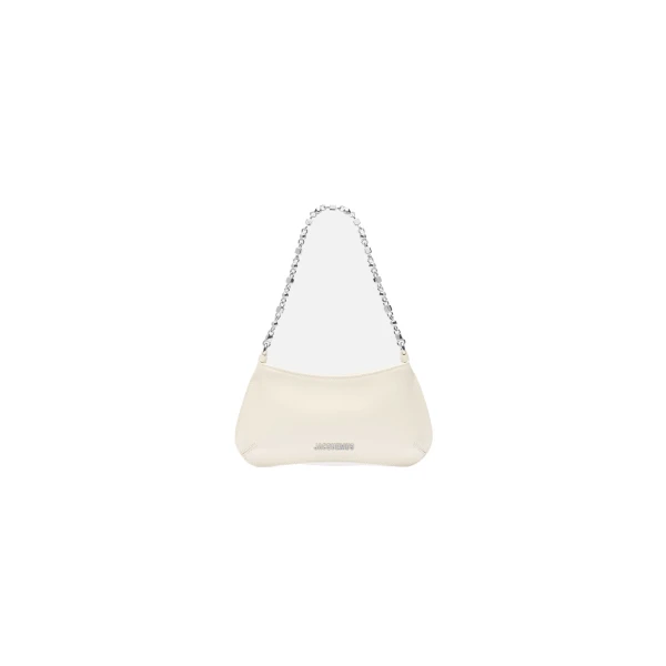 The Small Bisou Chaine Bag in Light Ivory