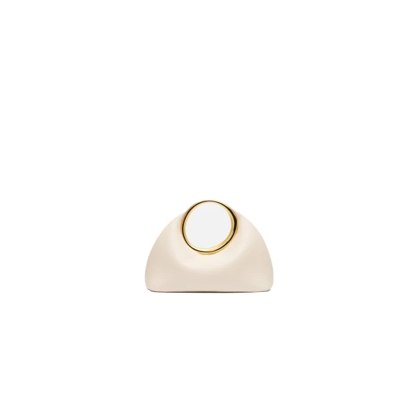 The Small Calino Bag in Light Ivory