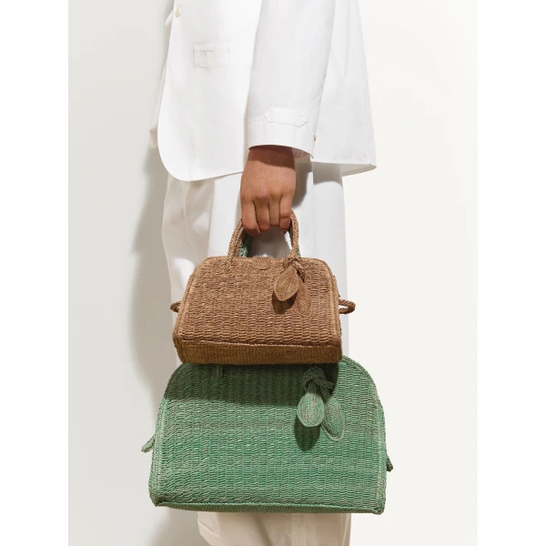 beige Jacquemus tote bag