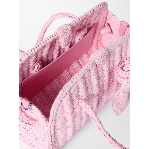 raffia tote bag