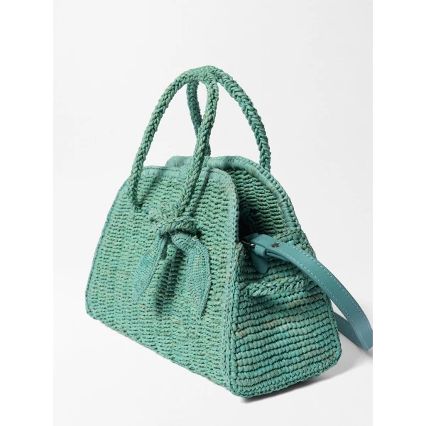 blue tote bag