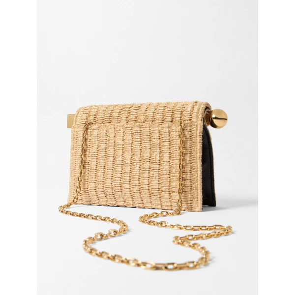 beige clutch