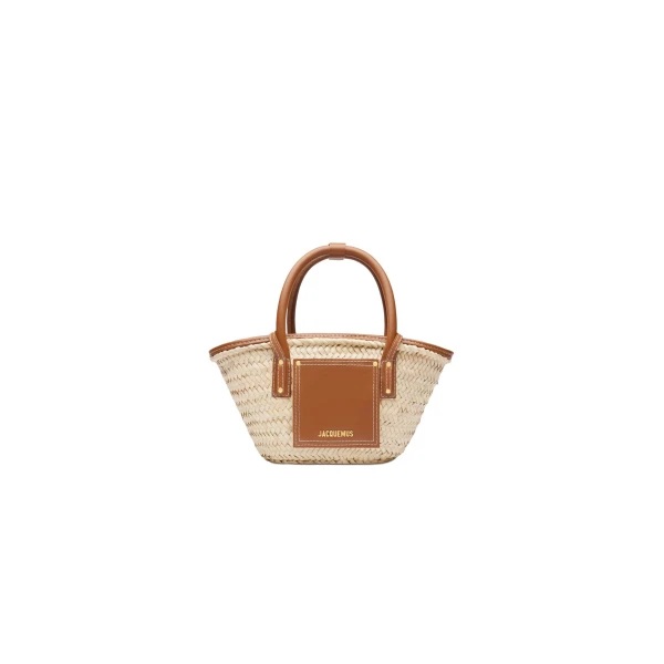 The Small Soli Basket in Light Brown