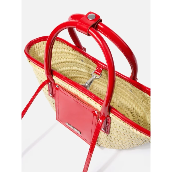 red tote bag