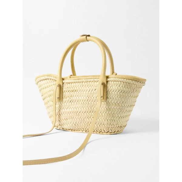 monte carlo pale yellow Jacquemus tote bag