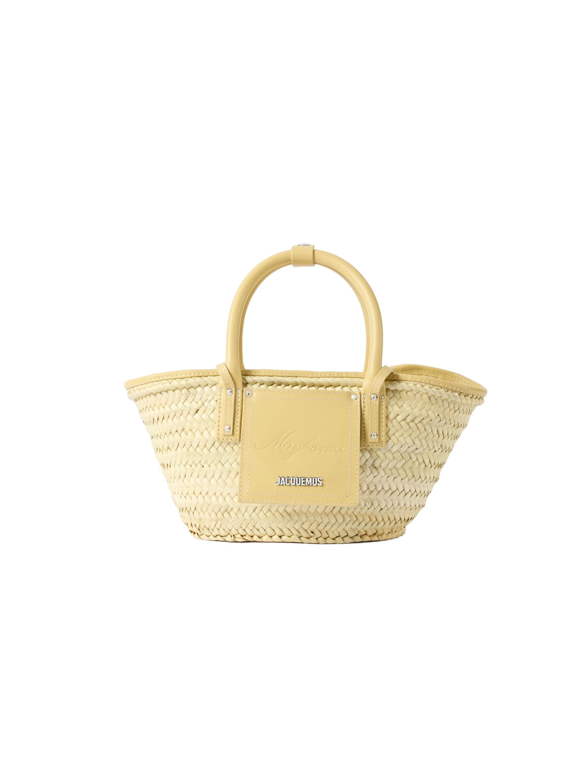 Jacquemus-The-Small-Soli-Mykonos-Resort-Basket-in-Mykonos-Pale-Yellow-coveti-white Jacquemus Small Soli Mykonos Resort Basket tote bag