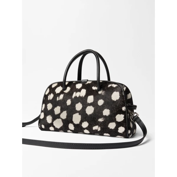 black and white Jacquemus tote bag