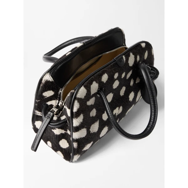 cow leather tote bag