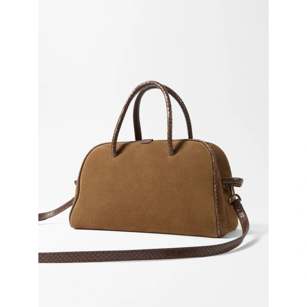 Jacquemus The Small Turismo Bag in Brown and Brown | Totes & Top-Handle Bags | Coveti