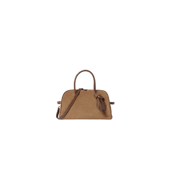 The Small Turismo Bag in Brown and Brown