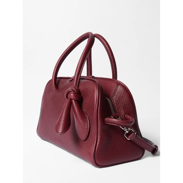burgundy Jacquemus tote bag