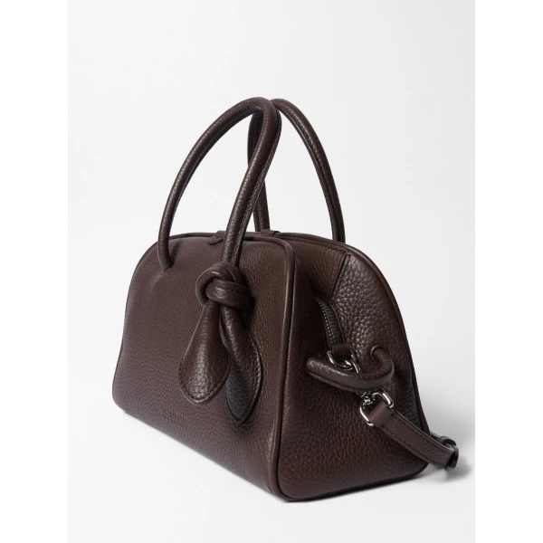 dark brown Jacquemus tote bag