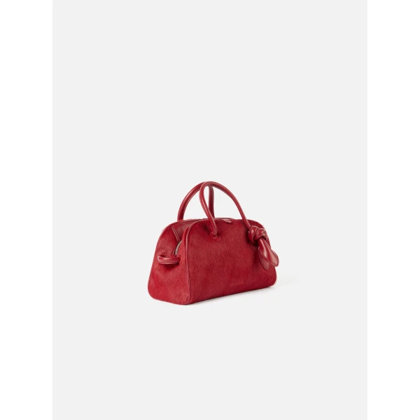 dark red Jacquemus tote bag