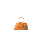 Jacquemus The Small Turismo Bag in Orange and Brown Reindeer | Totes & Top-Handle Bags | Coveti