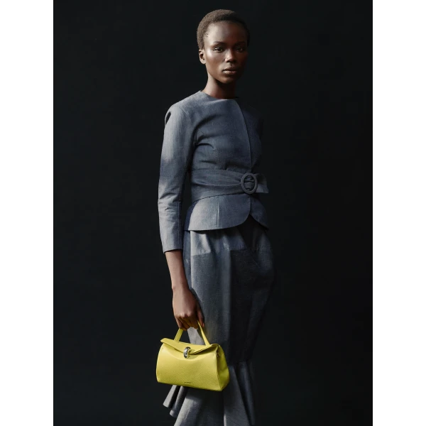 acid green Jacquemus shoulder bag