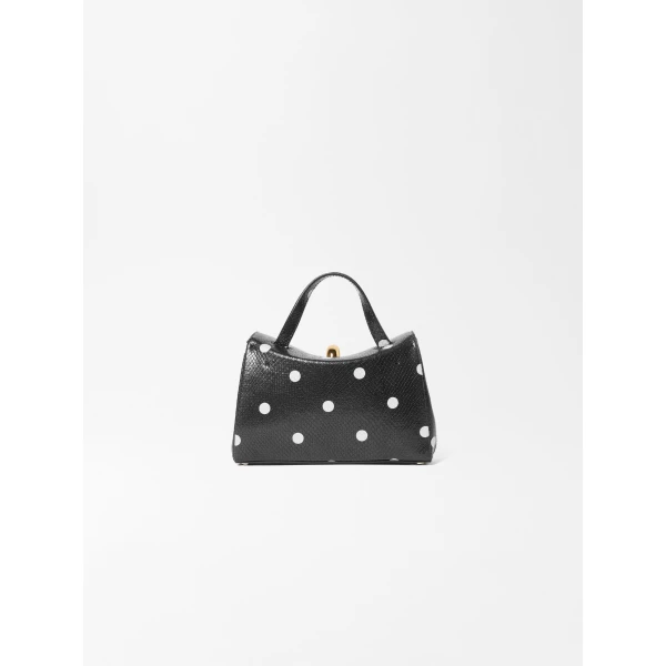black and light ivory Jacquemus shoulder bag