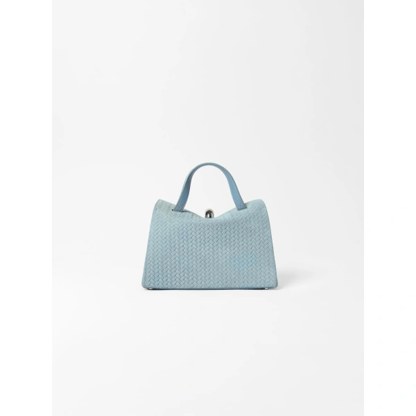 Jacquemus The Small Valerie Bag in Blue Grey | Shoulder & Crossbody Bags | Coveti