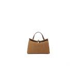 Jacquemus The Small Valerie Bag in Brown and Brown | Shoulder & Crossbody Bags | Coveti
