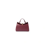 Jacquemus The Small Valerie Bag in Burgundy | Shoulder & Crossbody Bags | Coveti