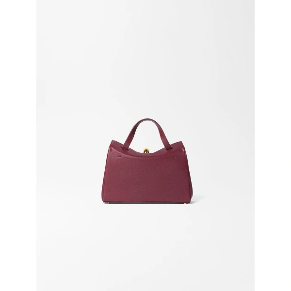 Jacquemus The Small Valerie Bag in Burgundy | Shoulder & Crossbody Bags | Coveti