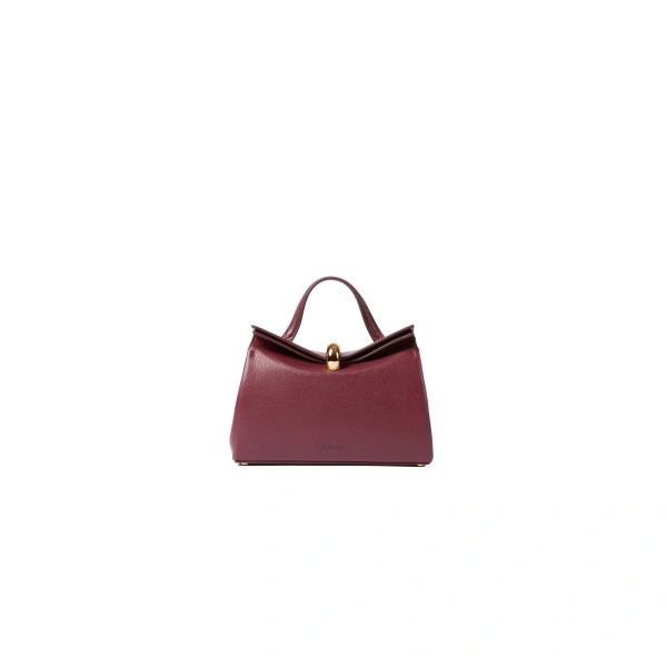 The Small Valerie Bag in Burgundy