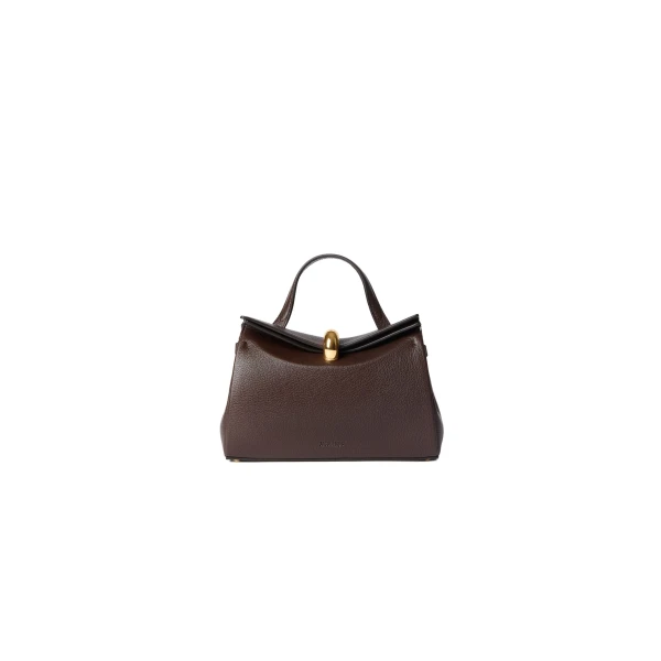 The Small Valerie Bag in Dark Brown