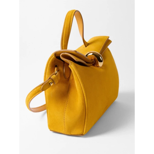 calf leather shoulder bag