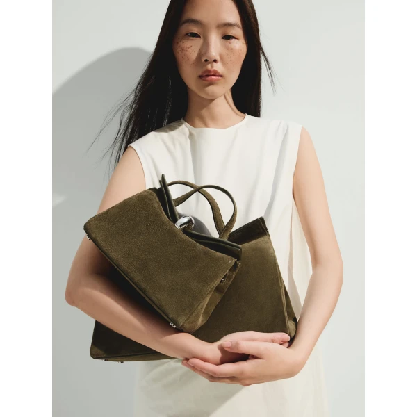 khaki Jacquemus shoulder bag
