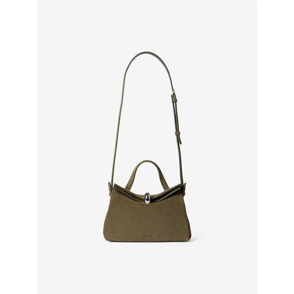 calf leather shoulder bag