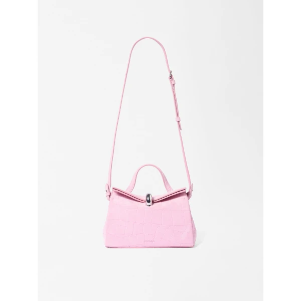 pink shoulder bag