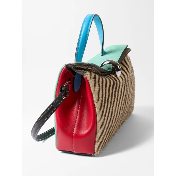cow leather shoulder bag