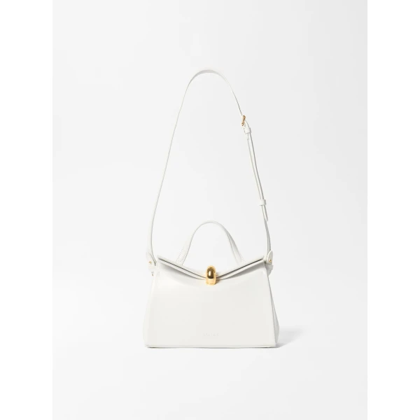 goat leather shoulder bag