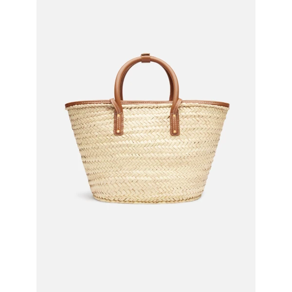 brown tote bag