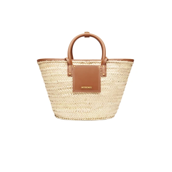 The Soli Basket in Light Brown