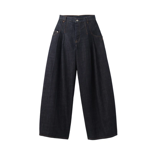 The Souro De-Nimes Denim Pants in Dark Navy