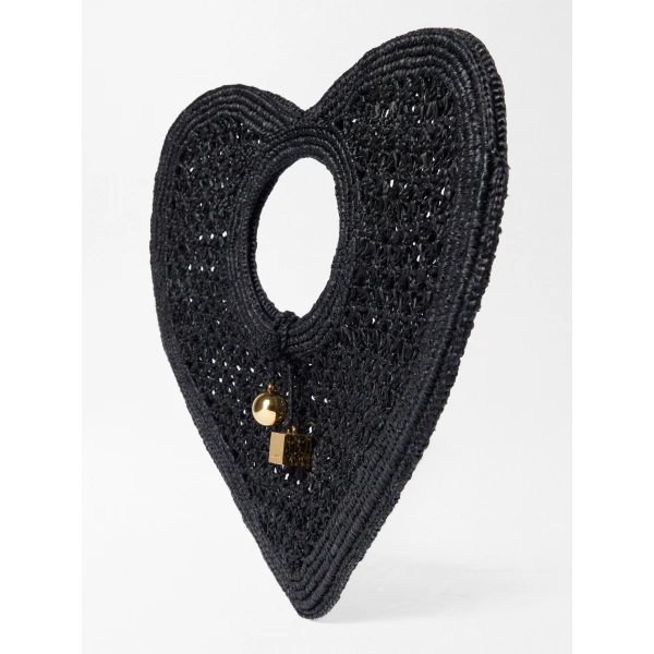 black Jacquemus shoulder bag