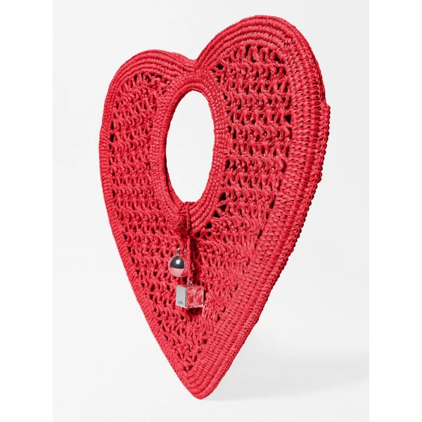 red and gold Jacquemus shoulder bag
