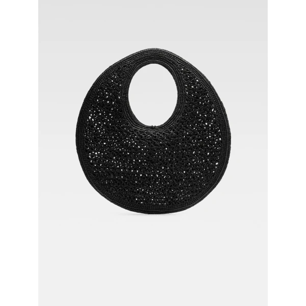 black Jacquemus shoulder bag