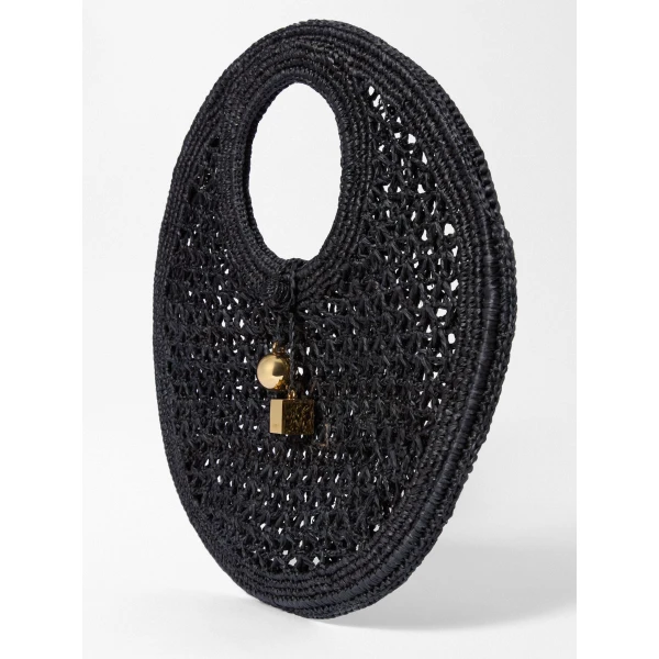 black Jacquemus shoulder bag