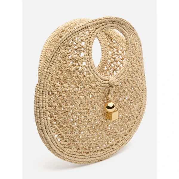 raffia tote bag